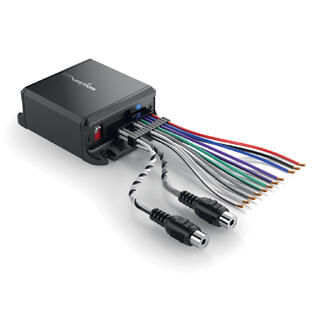 Connection Høy til lav-nivå adapter 2 kanaler, auto remote, 35V RMS