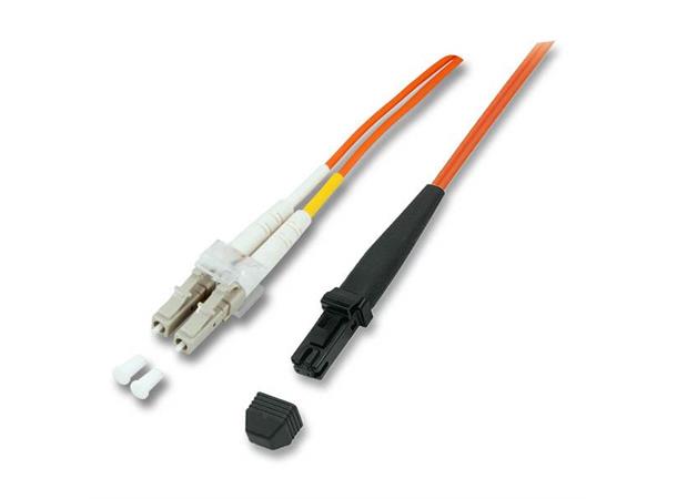 Fiberpatch 62,5/125 LC-MTRJ -  3,0m LSZH Multimode Duplex OM1 Orange