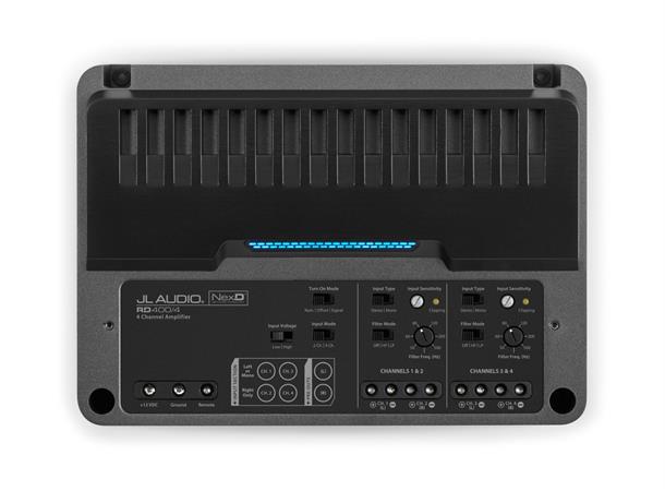JL Audio RD400/4  4 kanals forsterker 4x100W, klasse D, NexD, Filter