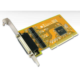 Sunix PCI 4xSerieport 4 Stk RS232 9-Pin