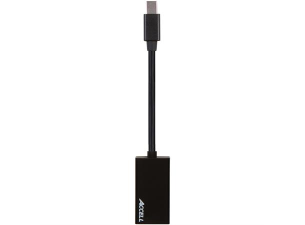 Accell Adapter MiniDisplayPort > HDMI2 Videokilde: MiniDisplayPort 1.2