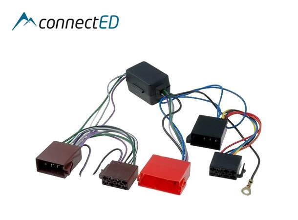 ConnectED aktiv ISO-adapter Audi/VW m/mini-ISO & non-Bose system