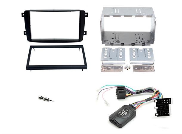 ConnectED komplett 2-DIN monteringskit C-Klasse (W203) (2001 - 2004)