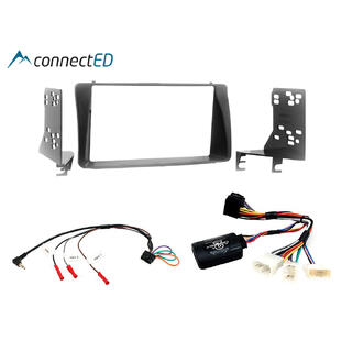ConnectED komplett 2-DIN monteringskit Toyota Corolla (2002 - 2007) m/rattkont.