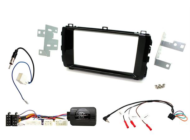 ConnectED komplett 2-DIN monteringskit Toyota Auris (2013 - 2015) u/JBL system