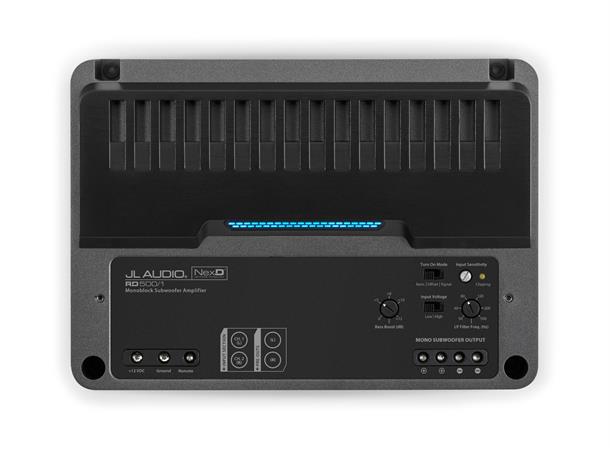 JL Audio RD500/1 - mono forsterker 500W, klasse D, NexD, LP filter