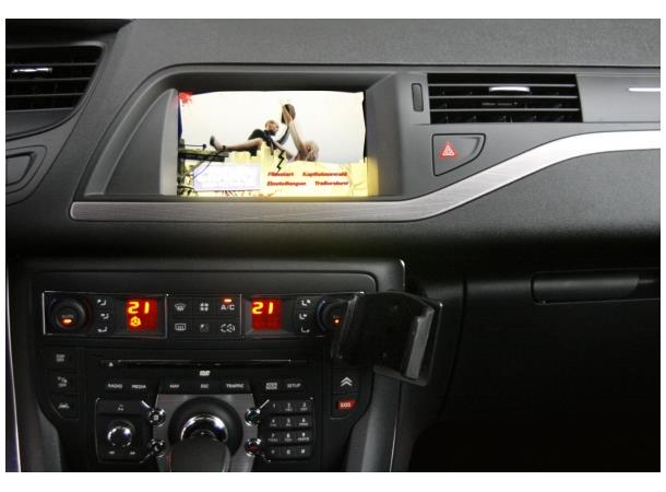 KUFATEC Video in motion interface Citroen C5 m/NaviDrive 3D