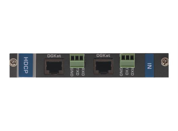 Kramer Matrix Card 2 x DGKat In HDCP 16x16-Frame Input Card