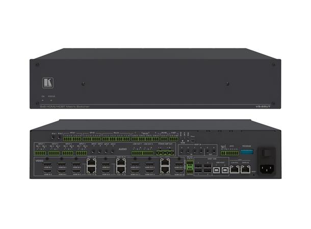 Kramer Matrix  8x8 4K60 HDBaseT 19"2U 10.2Gbps EDID HDMI HDCP PoE RS232 Re-K