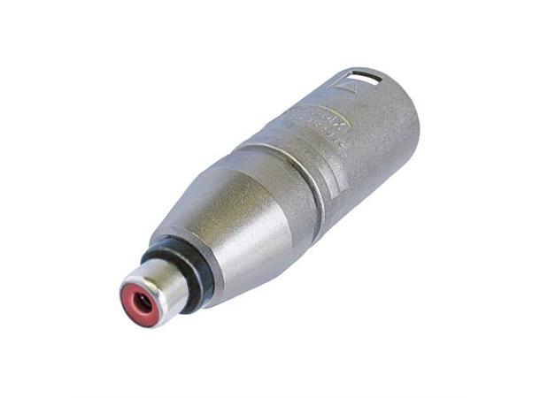 Neutrik Adapter RCA Hun - 3XLRM RCA Hun til XLR 3-pin HAN