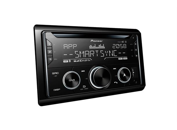 PIONEER FHS-820DAB 2 DIN CD-spiller med usb, bluetooth