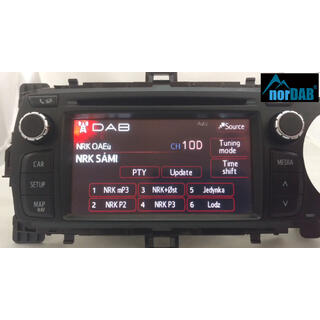 norDAB Premium DAB-integrering Toyota (og Lexus u/Navi) (2006-2016)