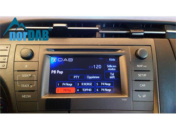 norDAB Premium DAB-integrering Toyota (og Lexus u/Navi) (2006-2016)