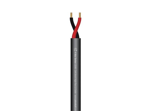 AH Speaker Cable 2C/4.0mm - 100 m Sort Trommel100m 2x4,0 mm² Høyttalerkabel