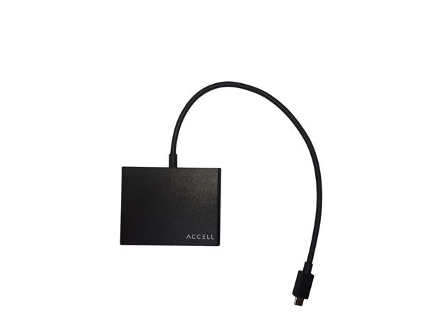 Accell USB-C > 3 x DisplayPort MST Hub USB-C 4K@30Hz HDCP 1.3