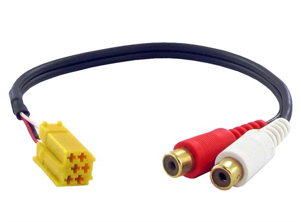 CONNECTS2 AUX-adapter Alfa Romeo (m/mini-ISO)