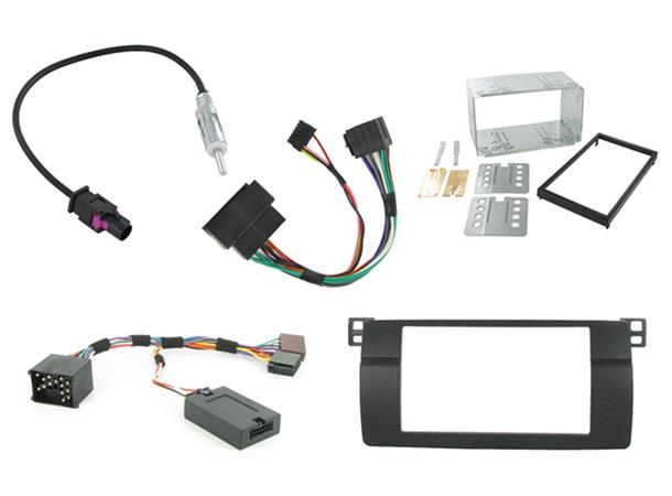 CONNECTS2 komplett monteringskit 2-DIN BMW 3-serie (1998 - 2005)