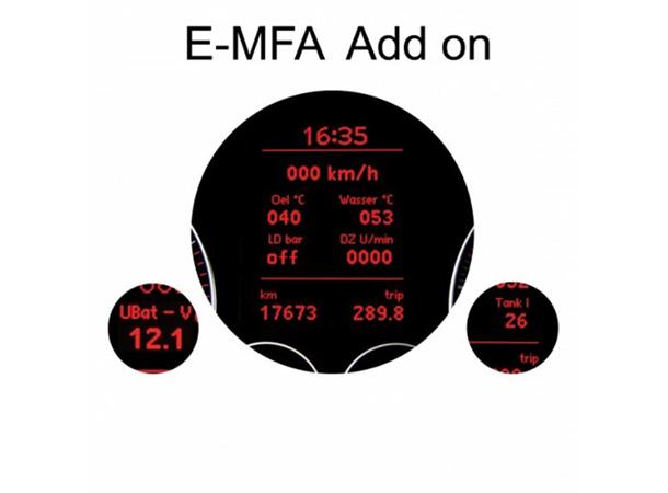 FISCON BASIC Blåtann handsfreesett Volkswagen m/MFA+ display