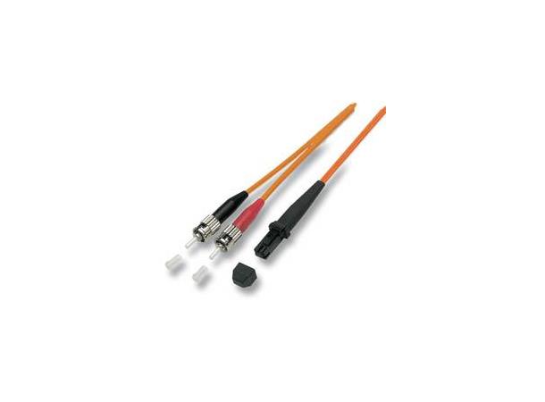 Fiberpatch 62,5/125 ST-MTRJ -  5,0m LSZH Multimode Duplex OM1 Orange