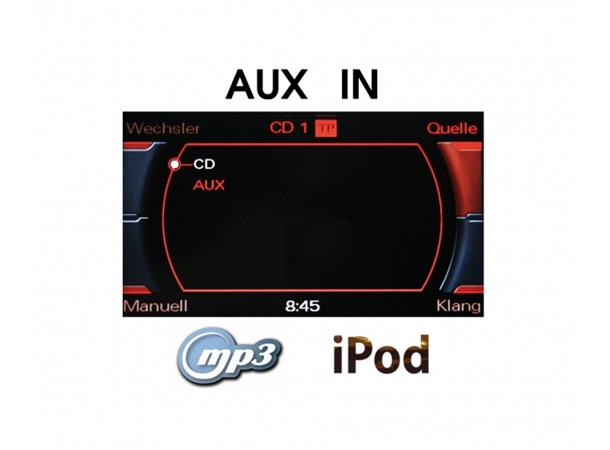 KUFATEC AUX-adapter Til Audi A4/A5/Q5 (2007-->)