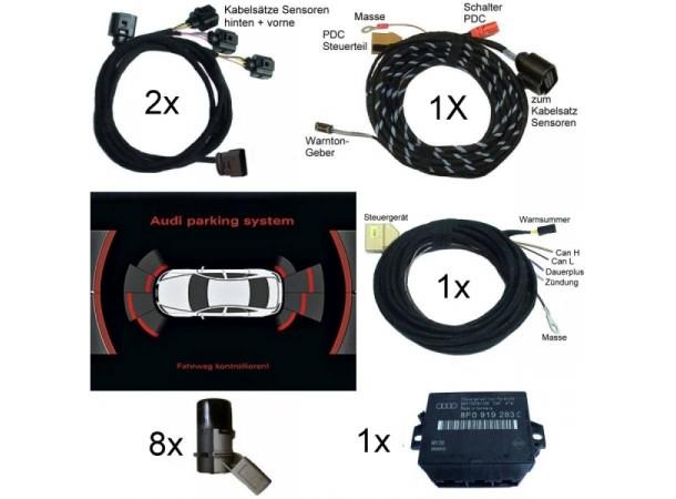 KUFATEC Audi APS Ryggesensor system Foran + Bak til Audi A8 (4E)