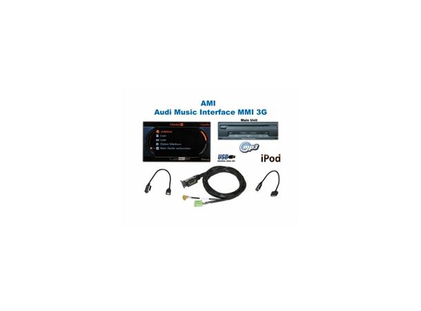 KUFATEC Audi Music interface (AMI) A6/A7 (2010-2014) m/MMI 3G (USB)