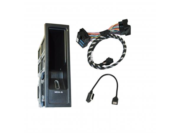 KUFATEC VW MEDIA-IN/MDI Interface Til VW Sharan/Alhambra 7N (USB) Sort