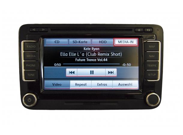 KUFATEC VW MEDIA-IN/MDI Interface Til VW Sharan/Alhambra 7N (USB) Sort