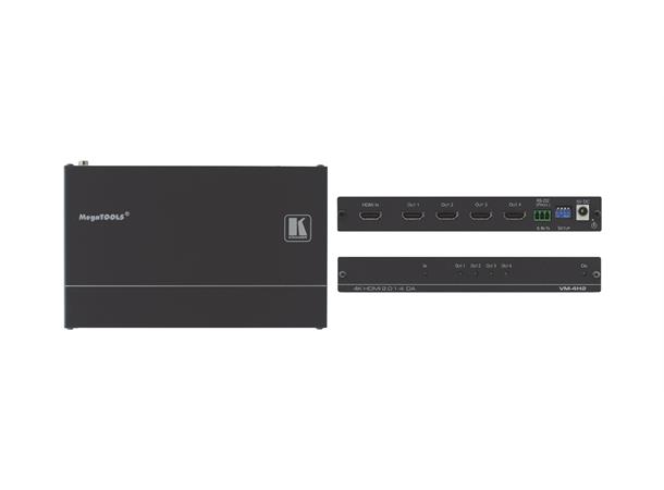 Kramer Splitter  1:4 HDMI 2.0 18Gbps EDID re-K Eq FWU