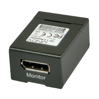 Lindy Repeater 4K DisplayPort 1.2 UHD 4K 60Hz Audio over DP DPCP