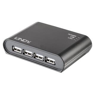Lindy Server 4-port USB2 Gigabit Ethernet