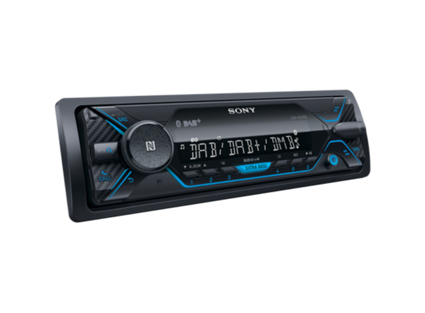 SONY DAB RADIO u/CD, 4 x55W 11 CM DYBDE, NFC, BT, USB, AUX, RCA UT