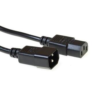 Strømkabel C13 C14 - 10 m 3x1,00mm² Sort