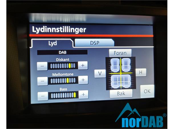 norDAB Premium DAB-integrering Lexus & Land Cruiser (2009-2015) m/Navi