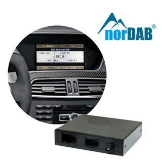 norDAB Premium DAB-integrering Mercedes MB m/NTG 2.5/NTG 3/NTG 3.5/NTG 4