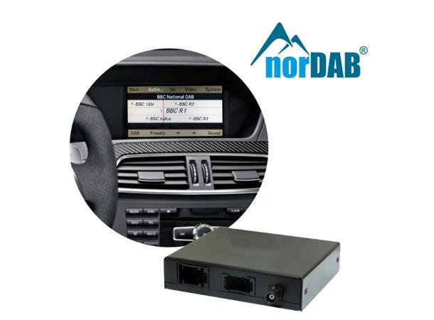 norDAB Premium DAB-integrering Mercedes MB m/NTG 2.5/NTG 3/NTG 3.5/NTG 4