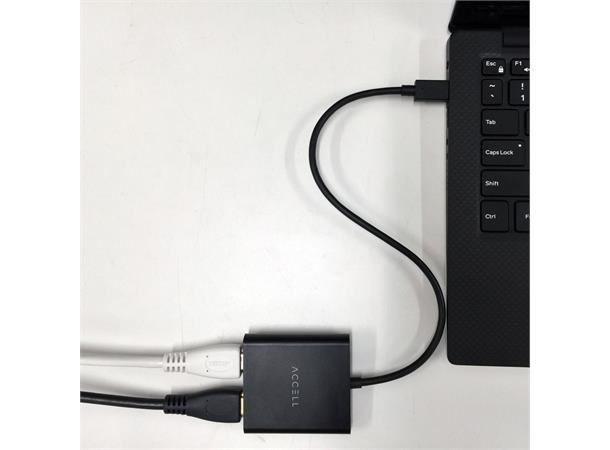 Accell USB-C > 2 x HDMI 1.4 MST Hub USB-C 4K@30Hz HDMI 1.4b