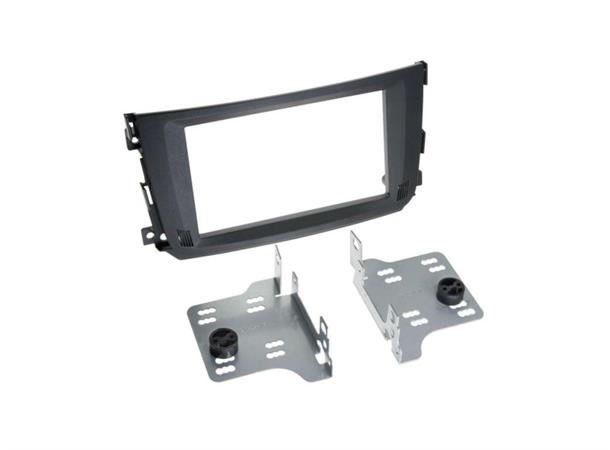 CONNECTS2 Premium monteringskit 2-DIN Smart For Two (2010-->)