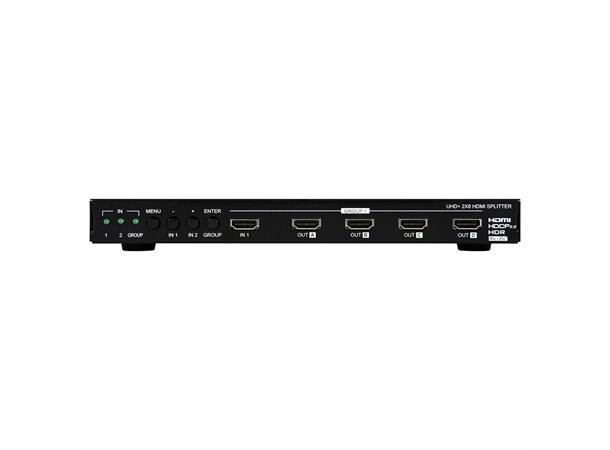 Cypress HDMI Splitter 8Port 4K60 4:4:4 18 Gbps, HDCP 2,2