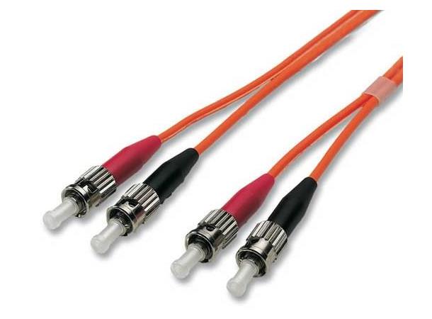 Fiberpatch 50/125 ST-ST -  0,5 m LSZH Multimode Duplex OM2 Orange