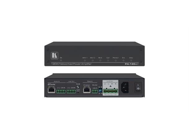 Kramer Power Amplifier 1x120W Dante DSP @70V/100V & 2x60W @8 O RS-232 IP