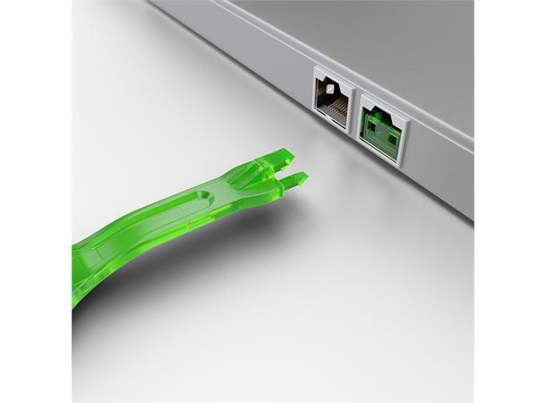 Lindy RJ45 Port Blocker Kit Grønn 10 låser og nøkkel