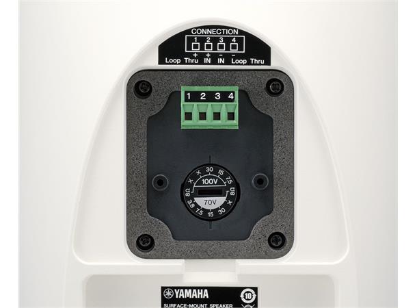 Yamaha Høyttaler 5.25" Hvit Brakett medfølger Pris pr par.