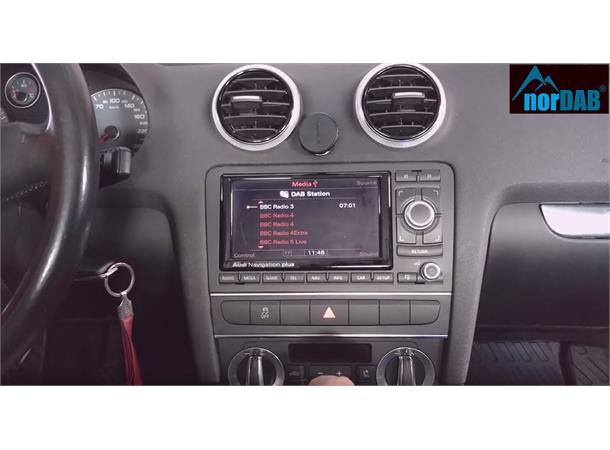 norDAB Premium DAB-integrering Audi Audi m/RNS-E (2009 - 2015)