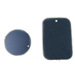 uniDAB metallplater for magnetholdere Universal selvklebende metallplater