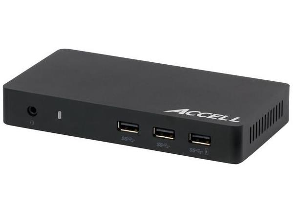 Accell DisplayLink Docking USB3 HDMI DP 3xUSB3 1xIP 1xAudio