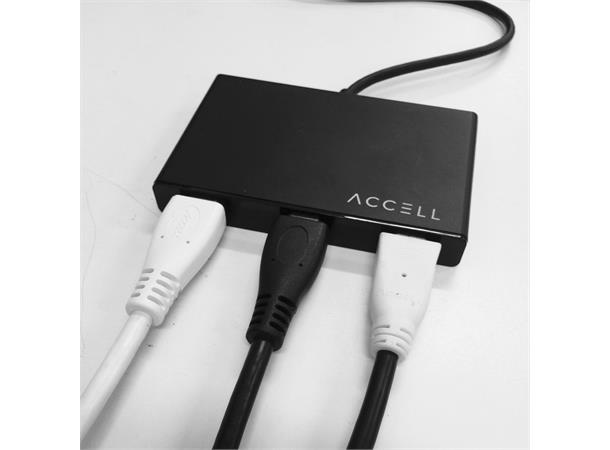 Accell USB-C > 3 x HDMI 1.4 MST Hub USB-C 4K@30Hz HDMI 1.4b