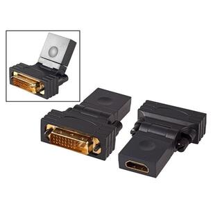 Adapter HDMI - DVI 180° Svivel Overgang HDMI Female - DVI Male