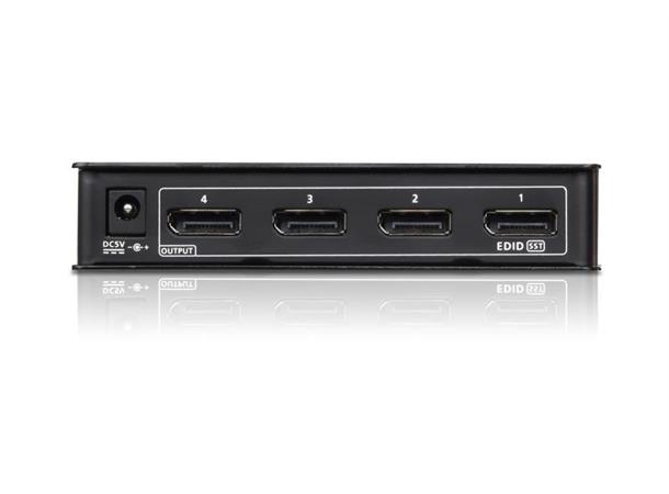 Aten Splitter, 4-port 4K DisplayPort 4096 x 2160 / 3840 x 2160 @ 60 Hz