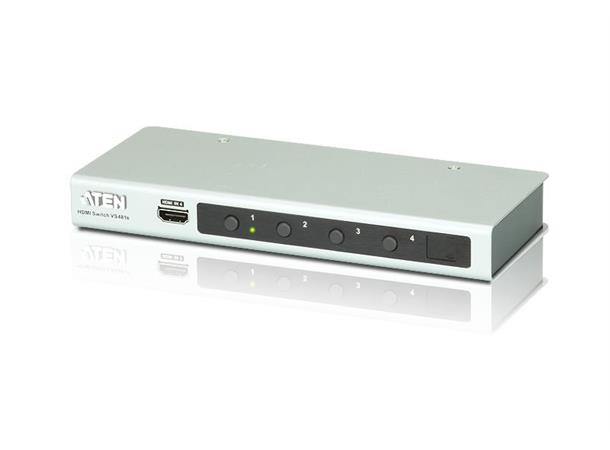 Aten Switch  4x1 HDMI Auto UHD 4K 10Gbps RS232 IR 1xKabel HDCP 2.2